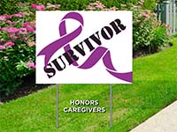 Trending Yard Signs - Caregivers Survivor Sign