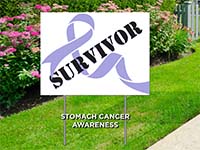 Trending Yard Signs - Stomach Cancer Survivor Sign