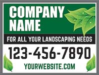 Landscaping Signs - Landscaping Template 1 (18" x 24")