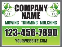 Landscaping Signs - Landscaping Template 2 (18" x 24")