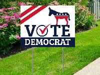 Trending Yard Signs - Vote Democrat yard sign