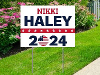 Trending Yard Signs - Nikki Haley 2024 yard sign