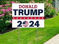 Trending Yard Signs - Donald Trump 2024 yard sign
